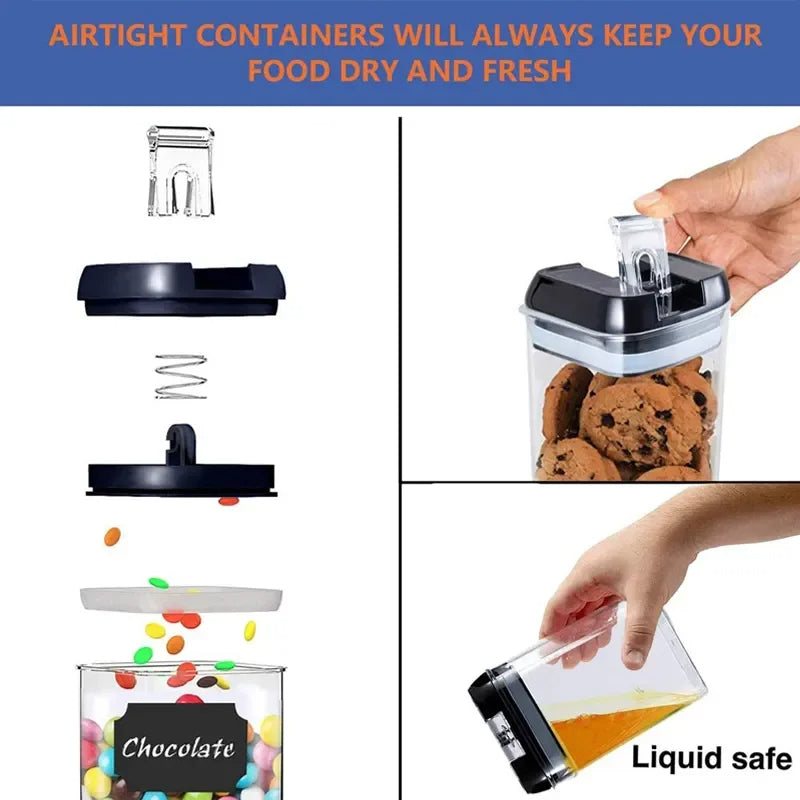 Airtight Food Storage Container Set - 7Pcs
