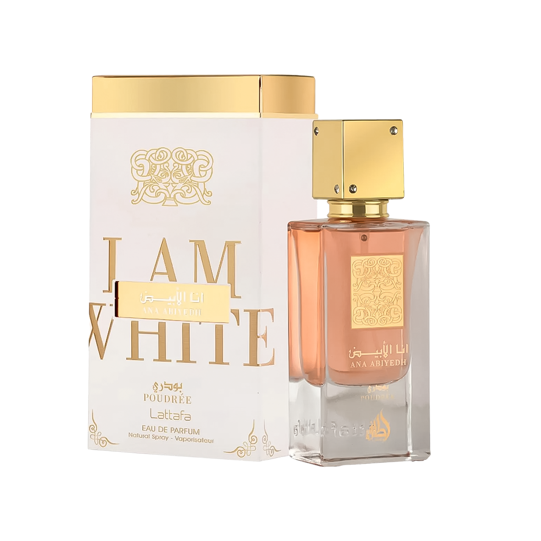 Lattafa I Am White Poudrée Eau de Parfum Unisex - 60ml