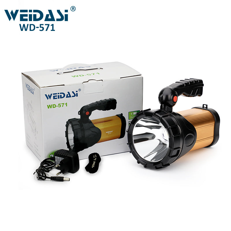 OEM Rechargeable LED Searchlight – Powerful Handheld Spotlight & Work Lamp for Outdoor Use