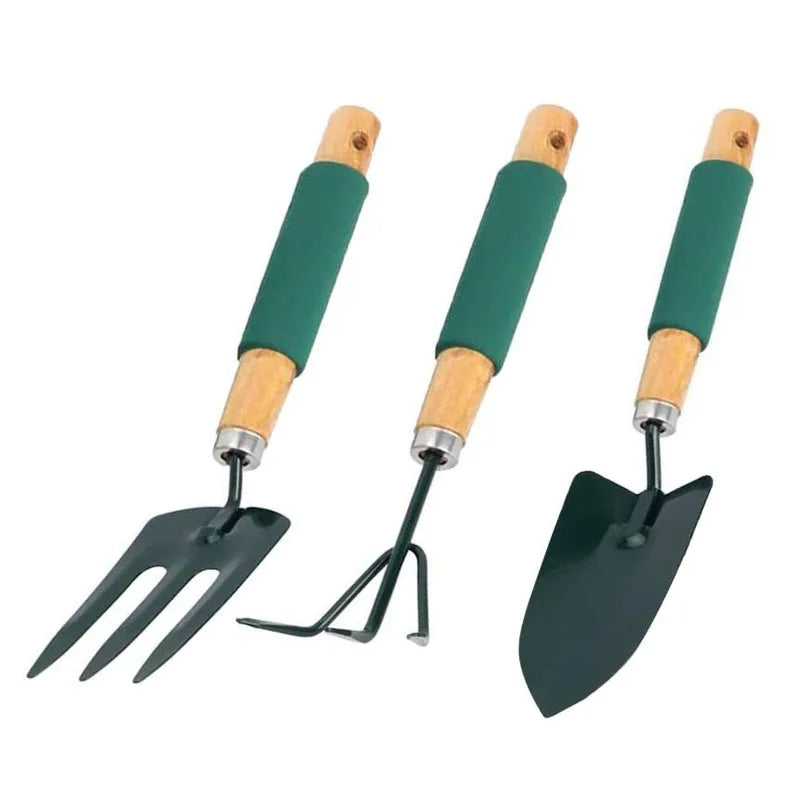 Heavy-Duty Gardening Tool Set - 3 Pcs