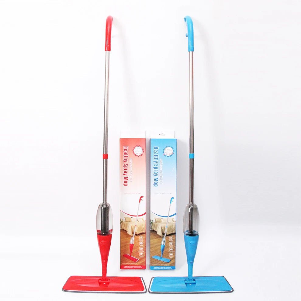 Microfiber Spray Mop – Wet & Dry Floor Cleaner with 2 Reusable Pads for Hardwood & Tile