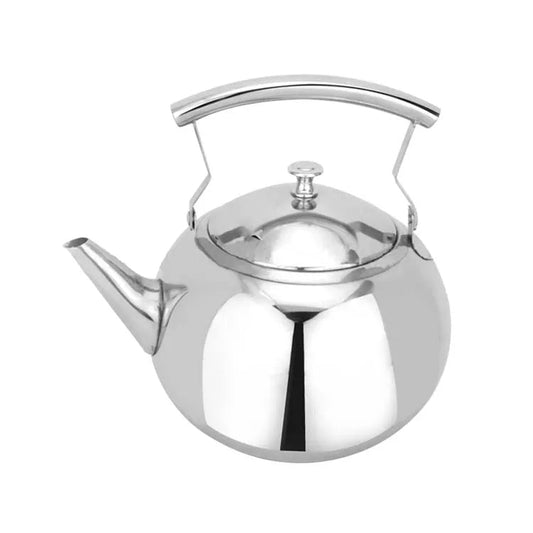 Stainless Steel Tea Kettle – 1.5L / 2L Teapot with Metal Handle & Strainer