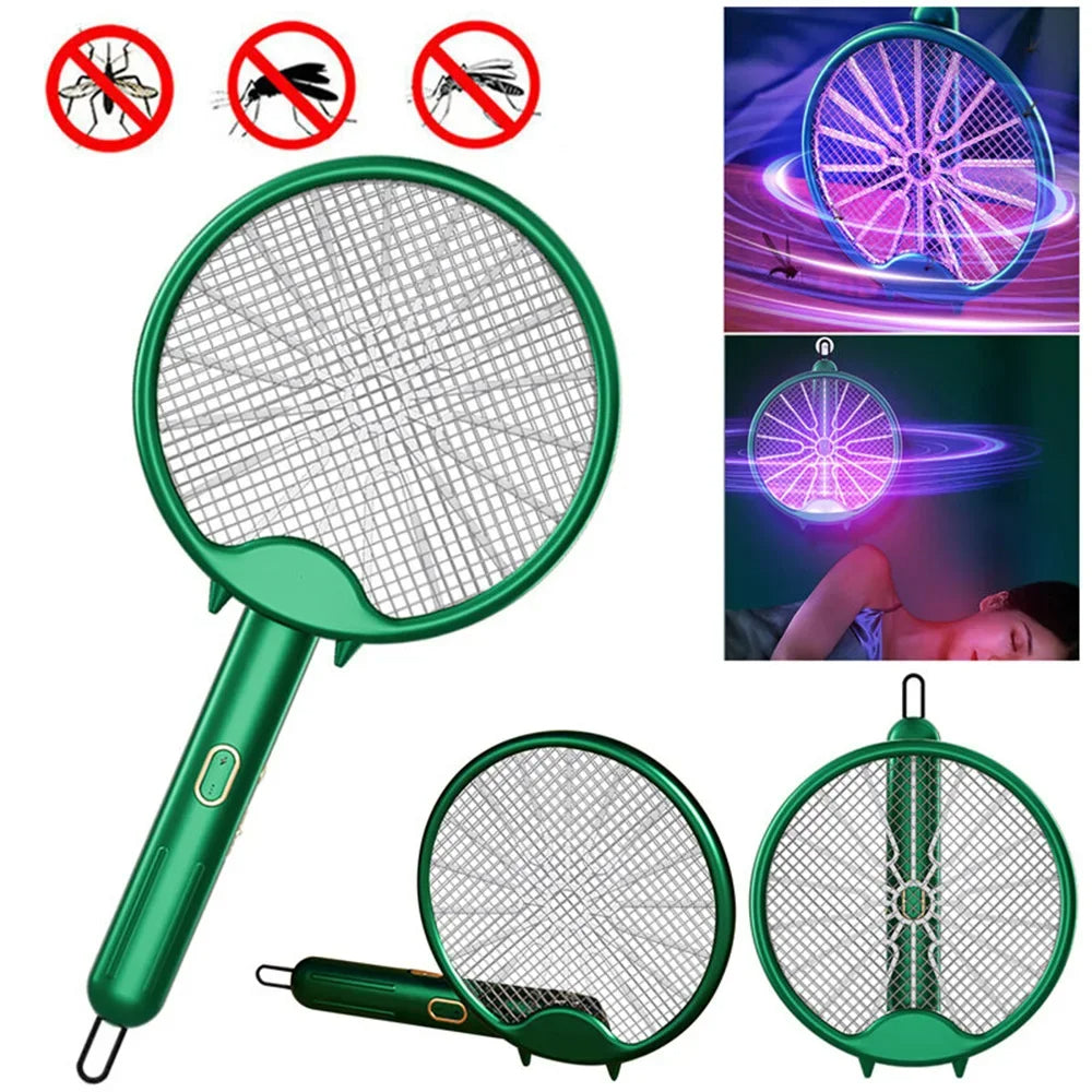 3-in-1 Electric Mosquito Swatter And UV Lamp