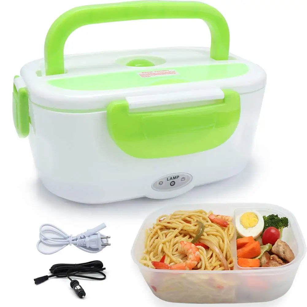 Electric Heated Lunch Box – Portable Food Warmer with Carry Bag