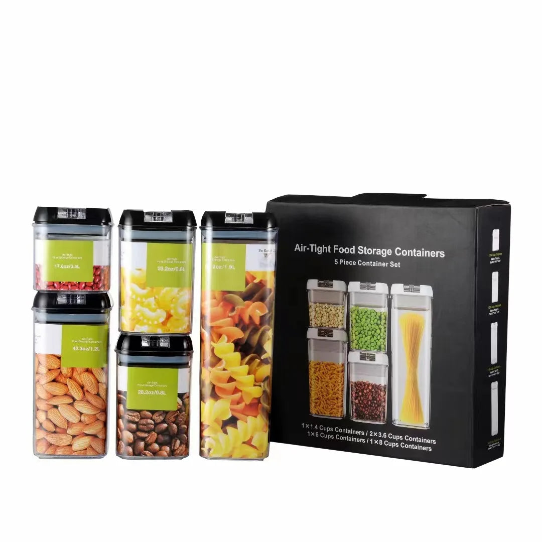 Airtight Food Storage Container - Set Of 5