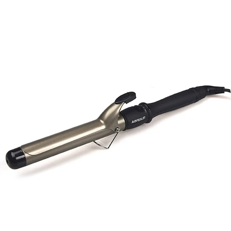 Professional Rotating Curling Iron – Electric Hair Styling Wand for Smooth Curls