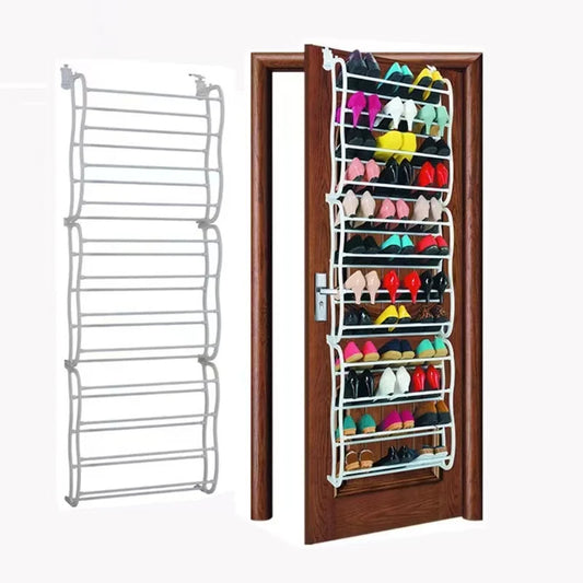 Free Sample Shoes Storage – Over Door Metal Wire Shelf Shoes Rack