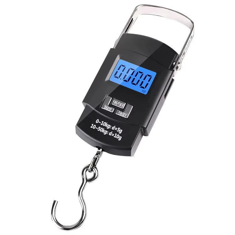 Portable Digital Luggage Scale – 50kg Electronic Travel Hanging Scale