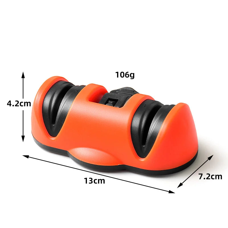 Magnetic Knife Sharpener – For Straight & Serrated Knives and Scissors