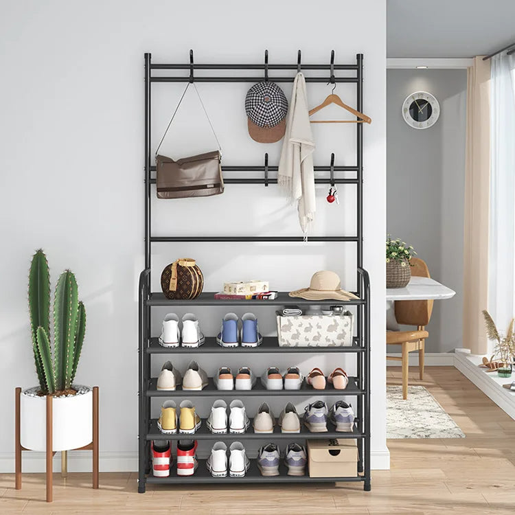 5-Tier Steel Hat, Coat, and Shoe Rack Organizer – Wholesale