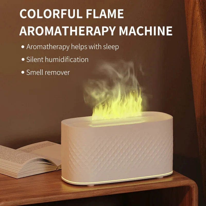 Mini USB Flame Aroma Diffuser – 160ml