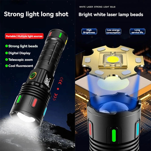 Aluminium Alloy LED Flashlight - 5000 Meters