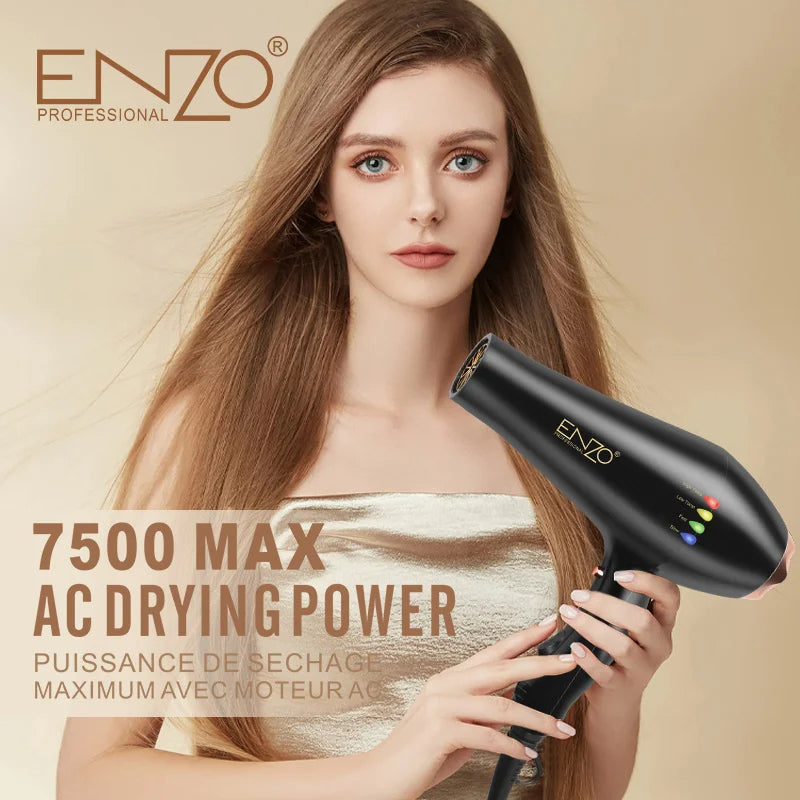 ENZO EN-8866 Professional Salon One-Step Ionic Hair Dryer