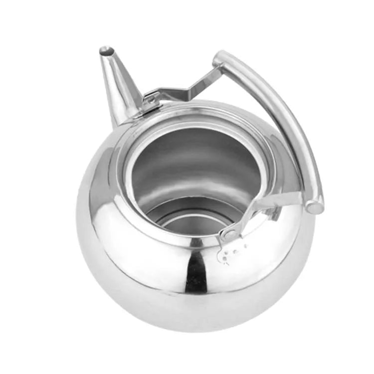 Stainless Steel Tea Kettle – 1.5L / 2L Teapot with Metal Handle & Strainer