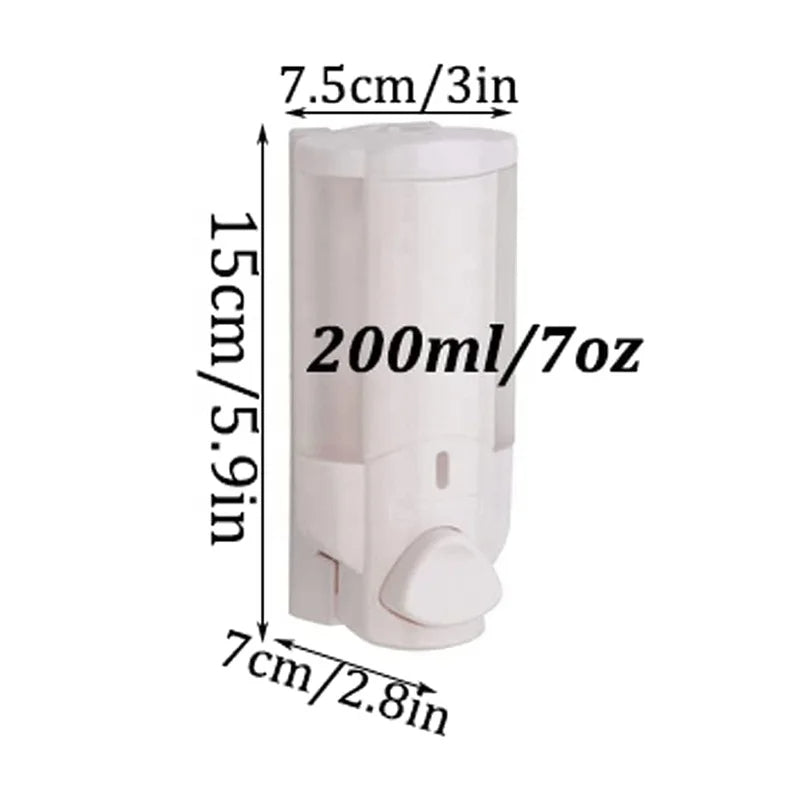 HF Lockable Wall-Mounted Hand Shower Pump Dispenser