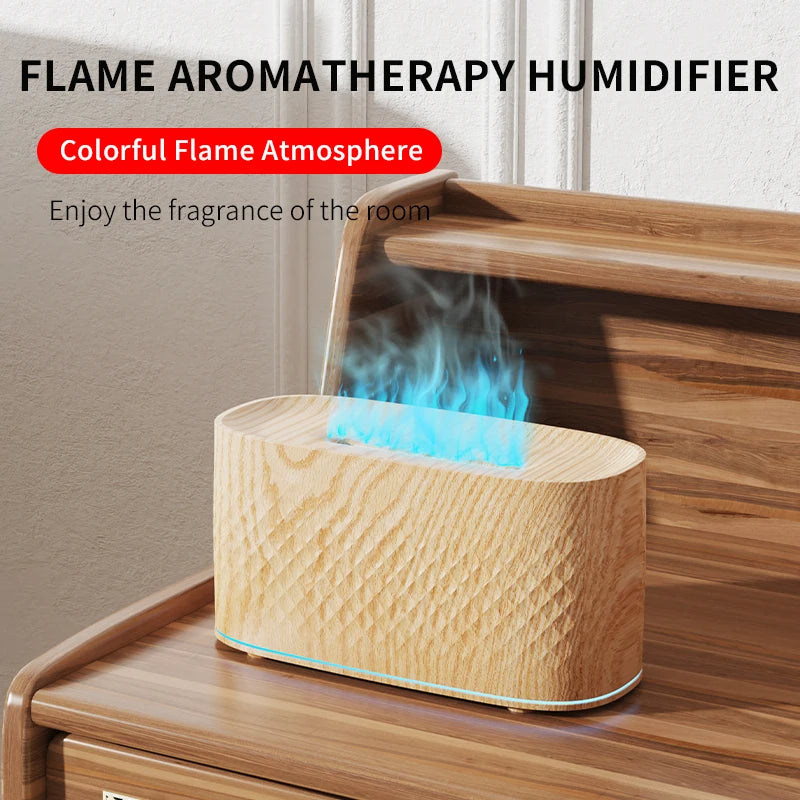 Mini USB Flame Aroma Diffuser – 160ml