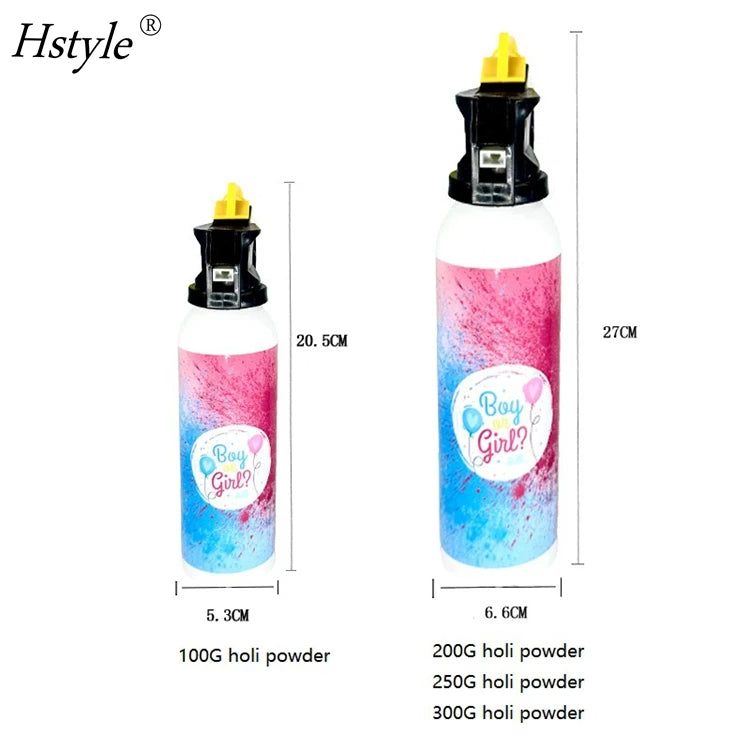 Blue or Pink Gender Reveal Powder Blaster – Fire Extinguisher-Style Spray for Baby Shower Parties