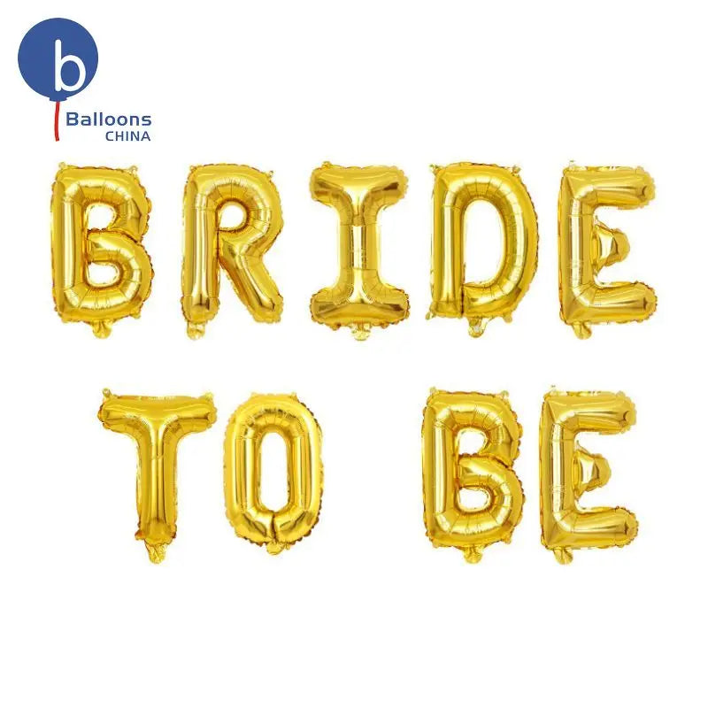 16-Inch "Bride-To-Be" Balloon Set – Party Decoration for Bridal Showers & Weddings