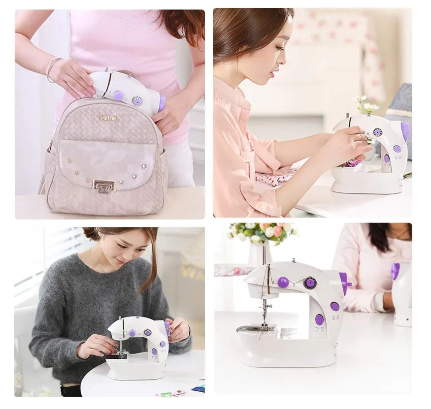Mini Metal Sewing Machine Kit – Compact Handheld Sewing Tool for Home Use