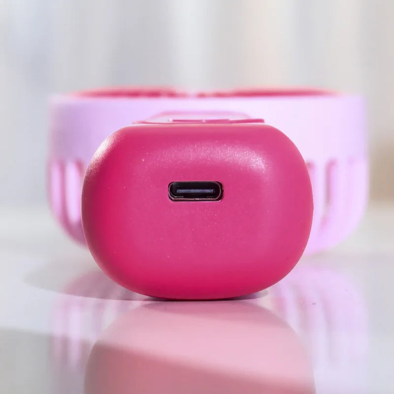 USB Rechargeable Handheld Mini Fan – Portable Spray Mist Fan for Home, Office & Travel