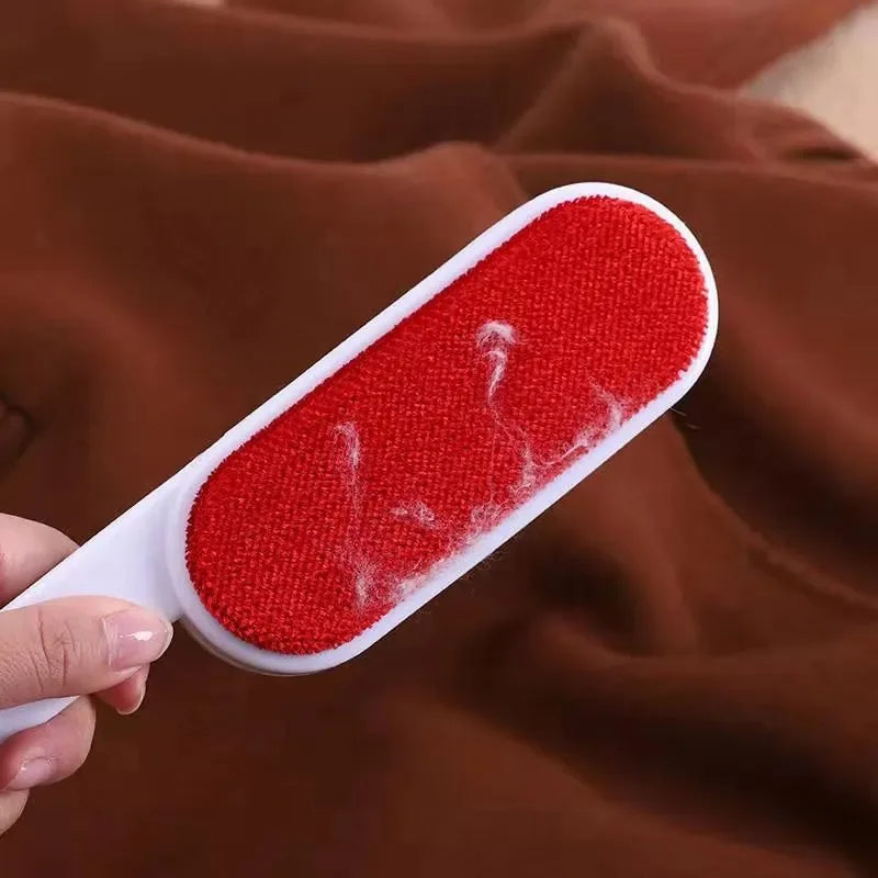 Double-Sided Lint Remover Brush – Manual Static Hair & Dust Cleaner for Clothes and Bedding