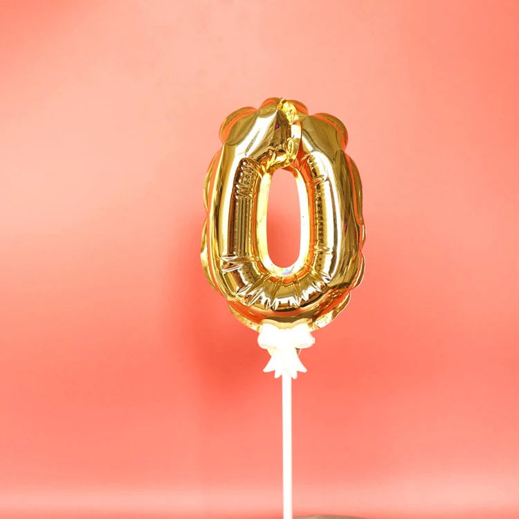 Mini Self-Inflating Number Foil Balloons – 0–9 Party Decorations for Kids’ Birthdays & Celebrations