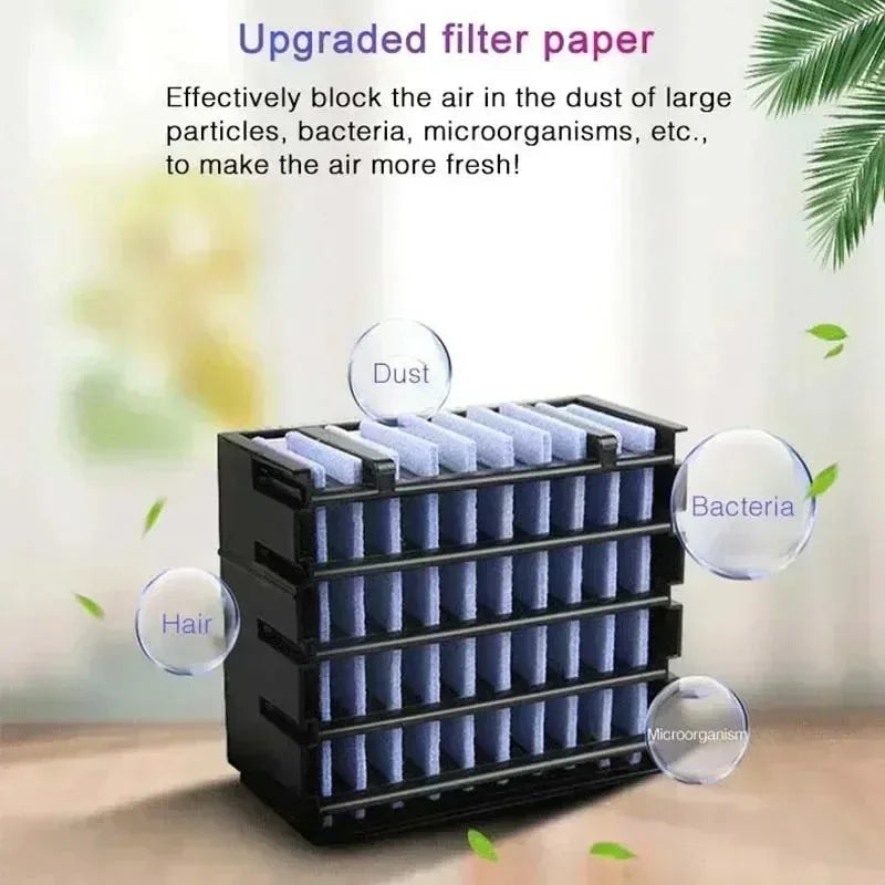 Mini USB Air Cooler And Humidifier Fan