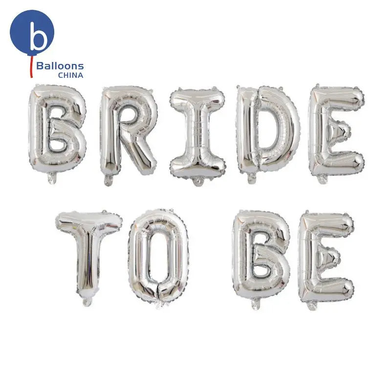 16-Inch "Bride-To-Be" Balloon Set – Party Decoration for Bridal Showers & Weddings