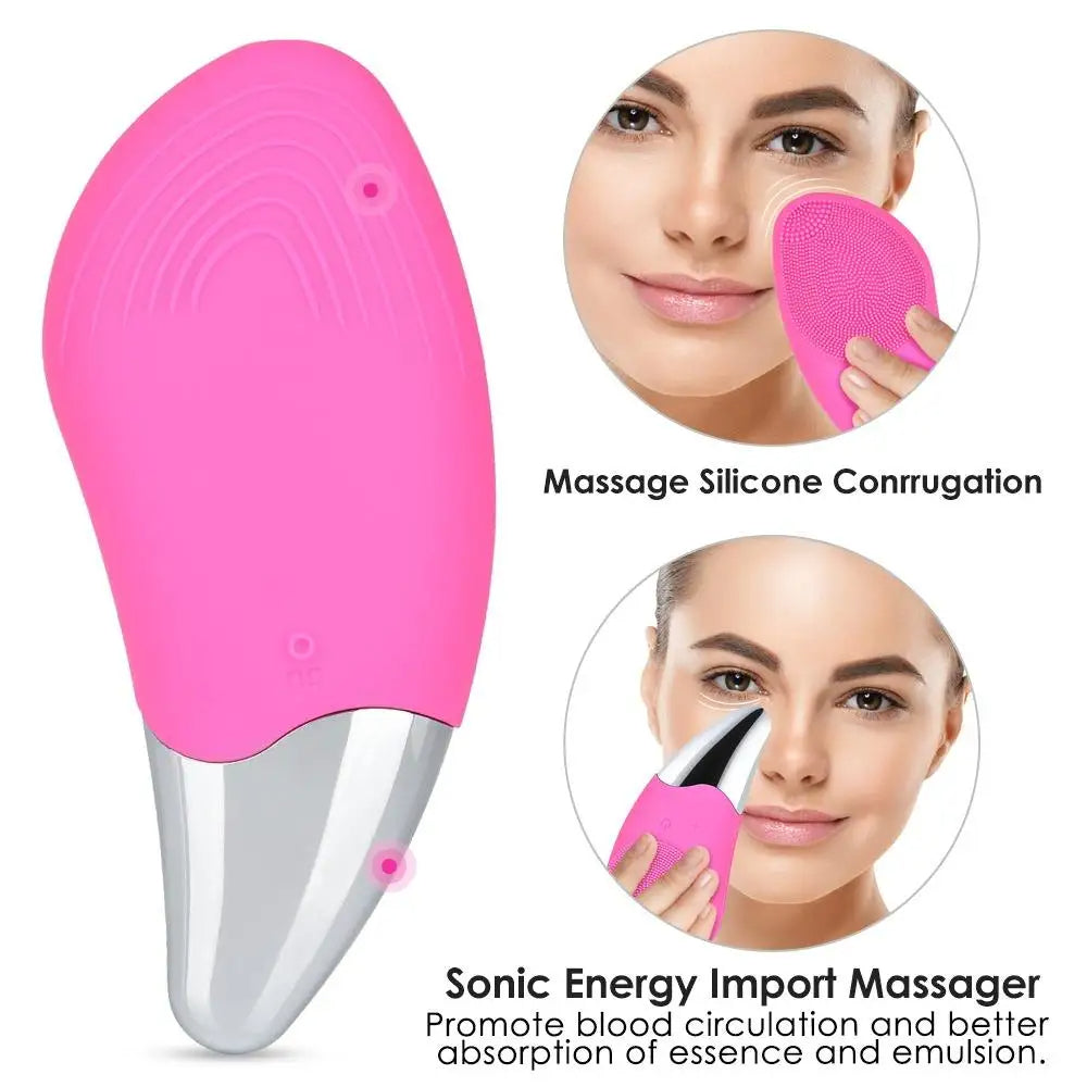 Waterproof Silicon Facial Cleanser Brush – Deep Face Cleaning Personal Care Tool