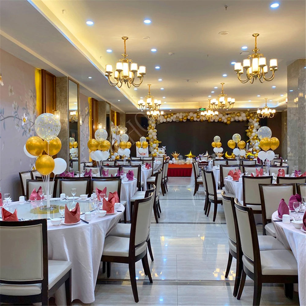 Balloon Column Stand Kit – 130cm/160cm Plastic Pole Set for Birthday & Wedding Balloon Arches