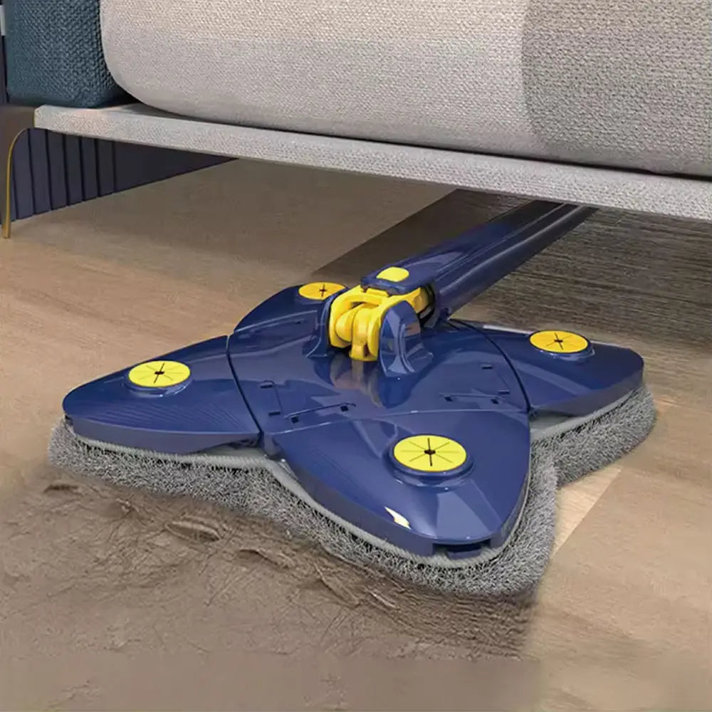 Clover-Shaped 360 Degree Rotating Self-Squeeze Mop