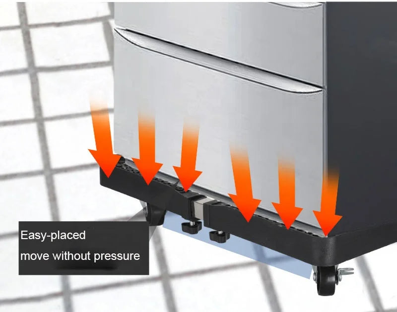 Adjustable Movable Base Stand for Appliances