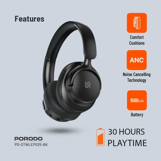 Sound Tec ZEN Wireless Noise-Cancelling Headphones