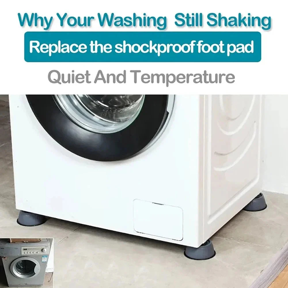 Anti-Vibration Foot Pad for Washing Machine – Single Piece