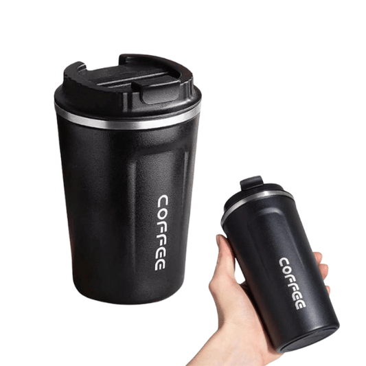 Black Stainless Steel Travel Mug - 500ml