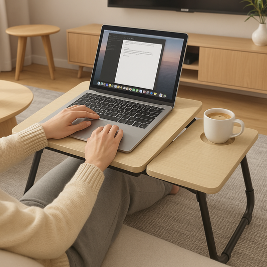 WorkFold Adjustable Laptop Desk – 56 x 33 Cm