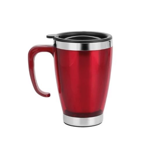 Colored Stainless Steel Travel Mug - 415ml | Spill-Proof & Stylish