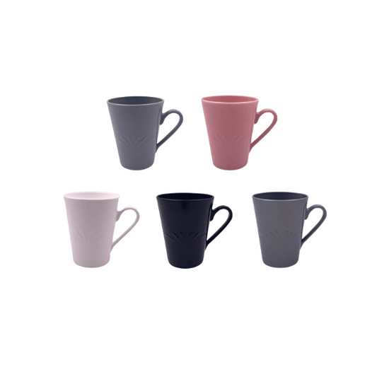 Colorful Plastic Mug with Handle - Durable & Vibrant