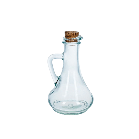 Glass Oil Bottle with Cork Lock - 250ml