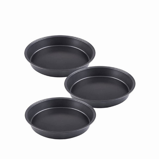 Round Baking Pan Set – 3 Pcs 25 28 32cm