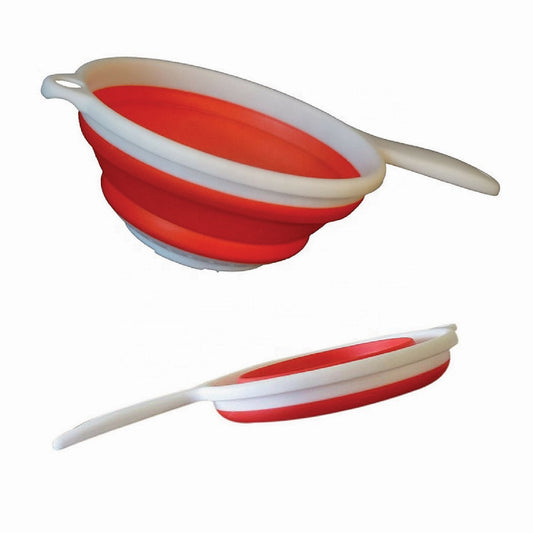 Collapsible Silicone Strainer with Handle