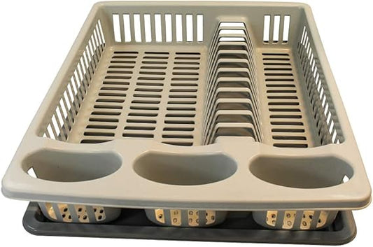 Glücksshop Dish Drainer with Tray - 46 x 37 x 8 cm