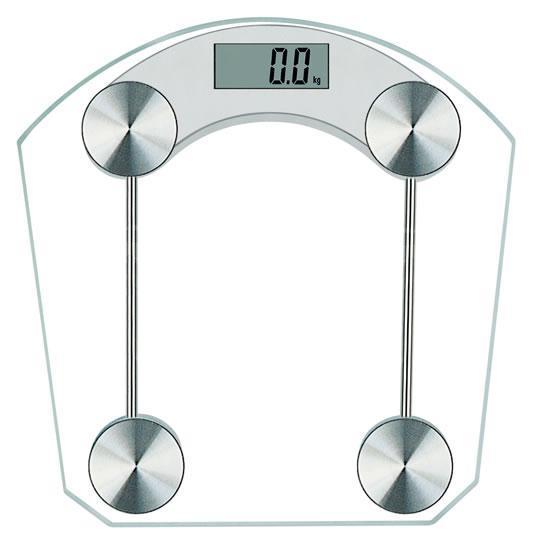 Smart Digital Weight Scale – Glass & Stainless Steel Body Weighing Machine for Home Use with LCD Display