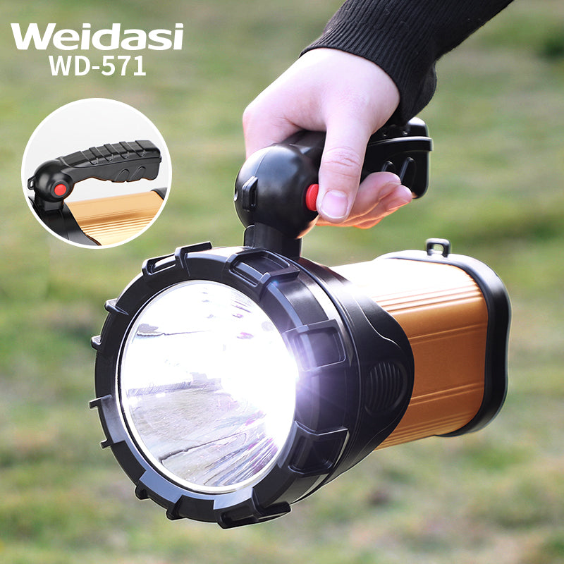 OEM Rechargeable LED Searchlight – Powerful Handheld Spotlight & Work Lamp for Outdoor Use