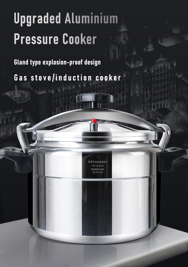 25L Gas Pressure Cooker – Large 34cm Stainless Steel Pressure Canner for Home & Restaurant Use