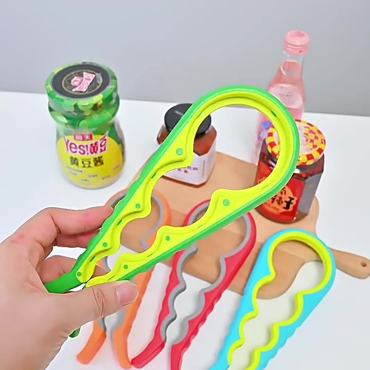 4-in-1 Multi-Functional Bottle &amp; Can Opener – Kitchen Grip Tool