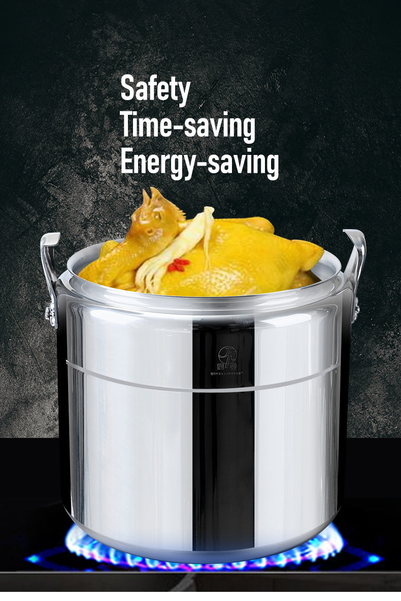 25L Gas Pressure Cooker – Large 34cm Stainless Steel Pressure Canner for Home & Restaurant Use