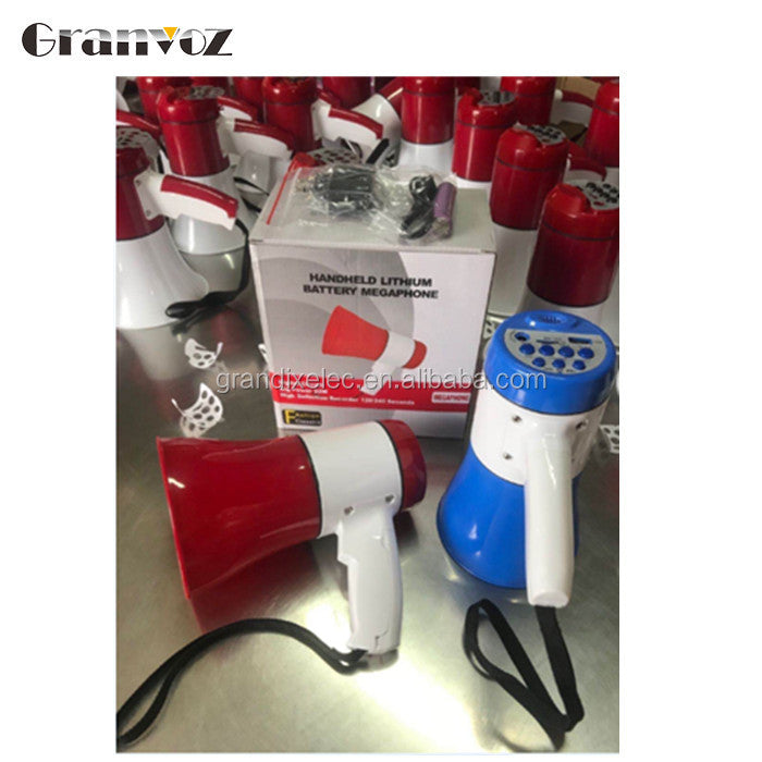 30W Megaphone 619BT – Bluetooth Loudspeaker with USB/SD Playback & Siren Alarm for Public Safety and Events