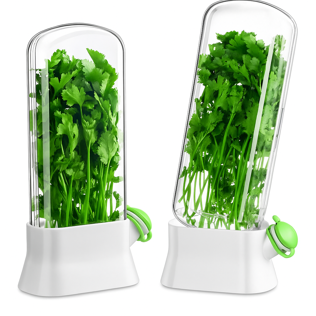 Herb Keeper Container – Fresh Herb Storage