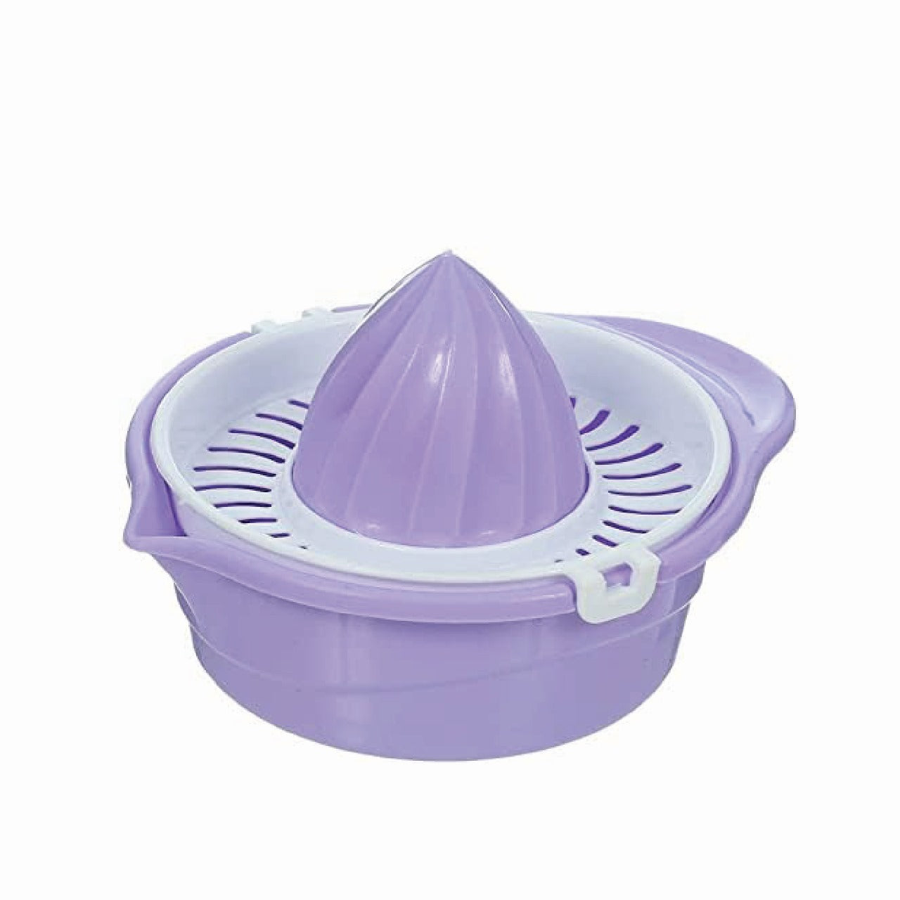 Manual Citrus Juicer – Purple Plastic Lemon & Orange Squeezer
